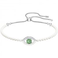 Bracciale Swarovski Donna Luckily in Acciaio Perla 5429733 - 5429733